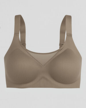 BRASIER B21 SIN VARILLAS Y COSTURAS DE TIRANTES ANCHOS PLUSE SIZE